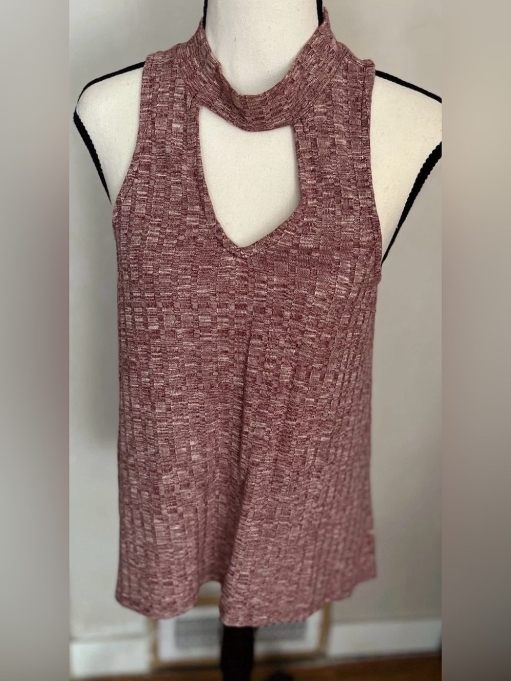Almost famous size medium racer back texture tank top